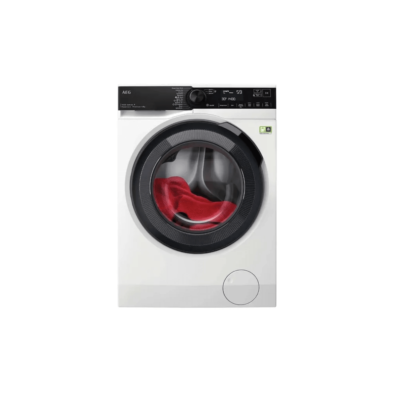 8kg 7000 Series Front Load Washing Machine - White gallery detail image