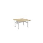 Haven Electric Double Sided Desk - Scallop Top gallery detail image