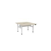 Haven Electric Double Sided Desk - Scallop Top gallery detail image