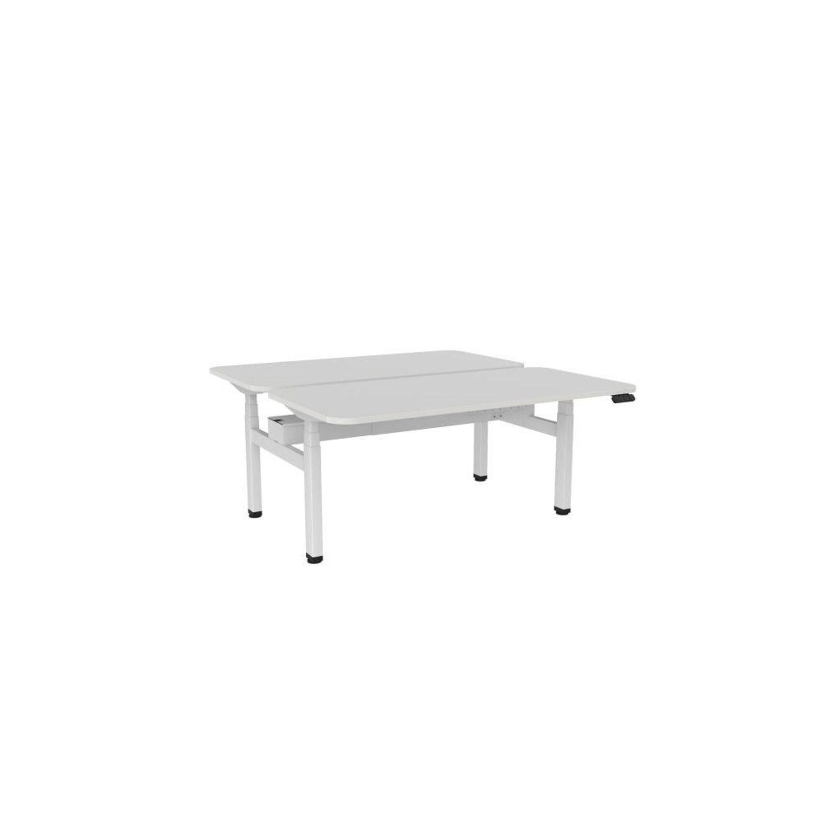 Haven Electric Double Sided Desk - Radius Top gallery detail image
