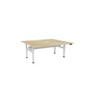 Haven Electric Double Sided Desk - Scallop Top gallery detail image