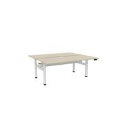Haven Electric Double Sided Desk - Scallop Top gallery detail image