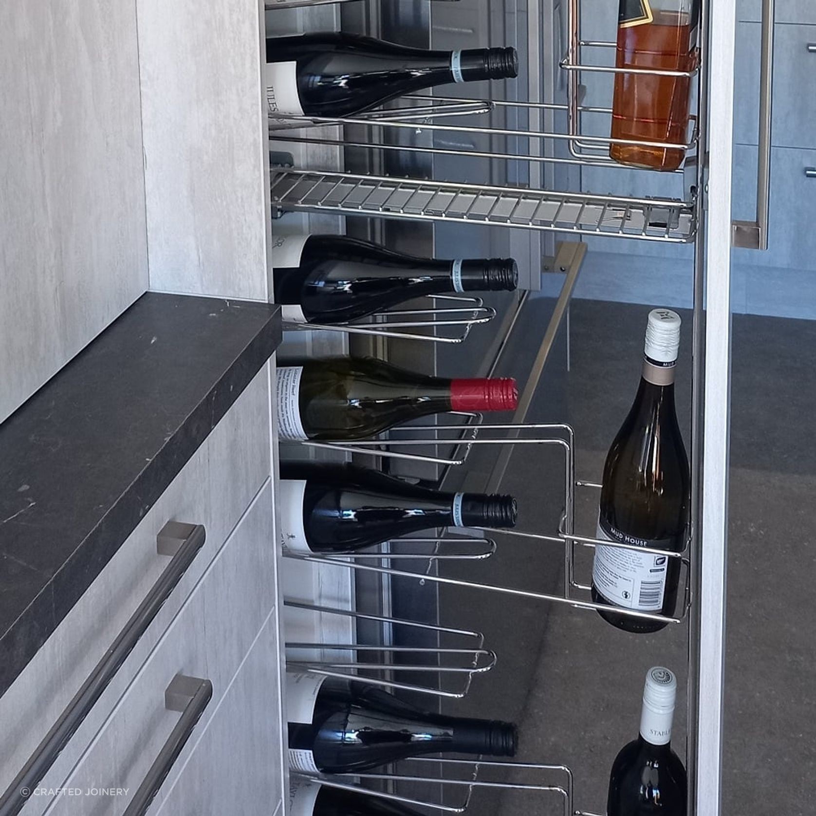 VS TAL Wiro Bottle 15 Tall Wine Pull Out Storage gallery detail image