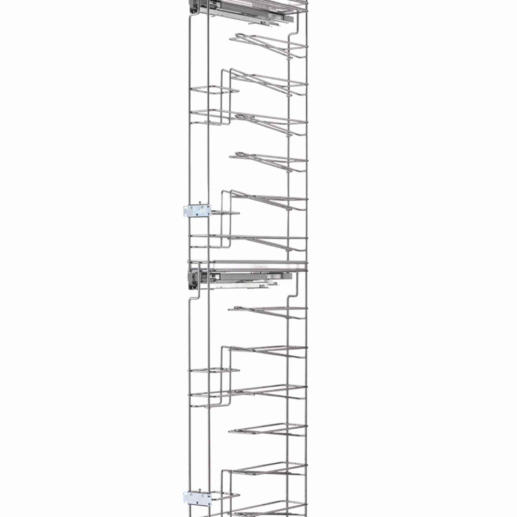 VIBO Pullout Bottle Rack 150 Cabinet - Galaxy Chrome gallery detail image
