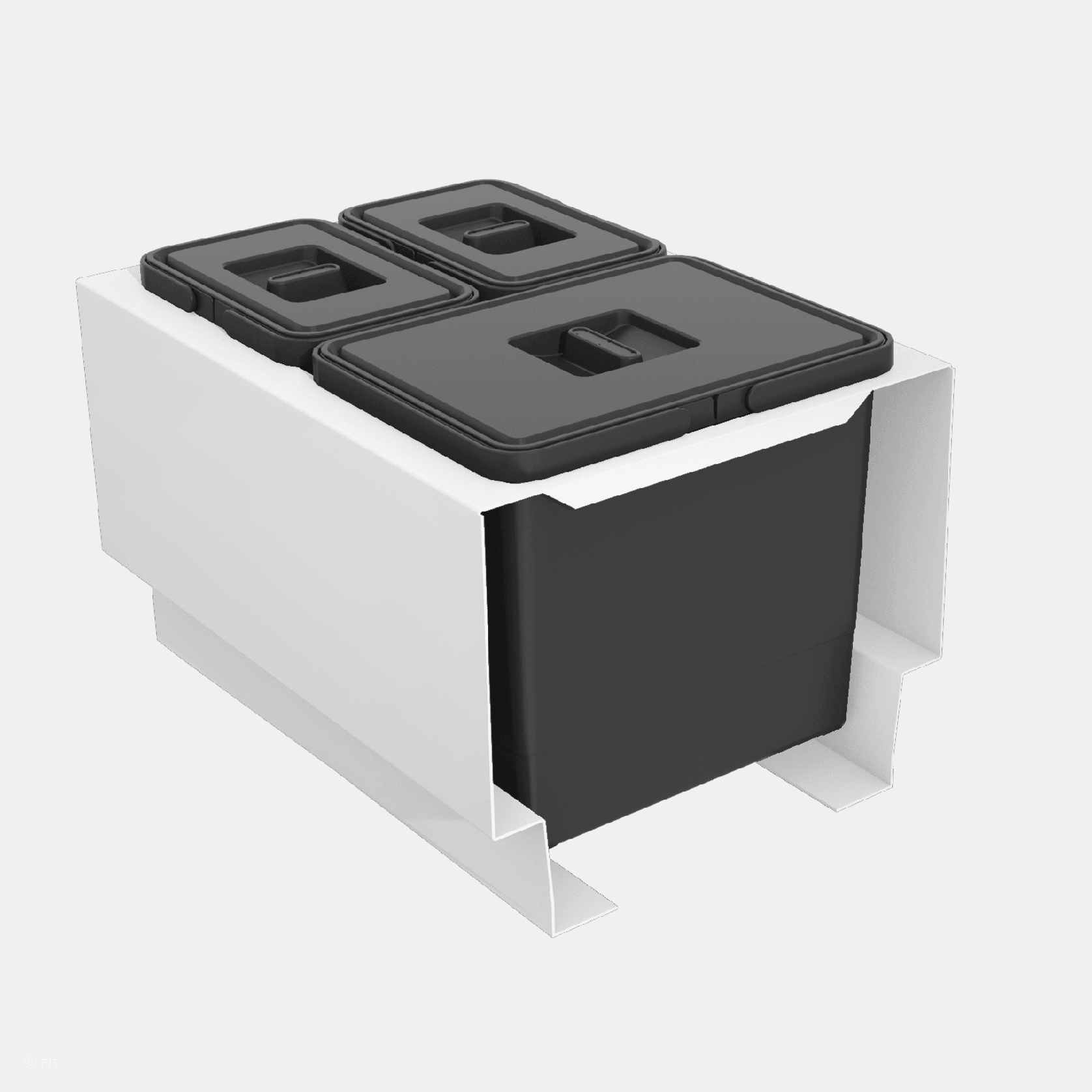 Tanova Kitchen Bin Frame & Buckets gallery detail image