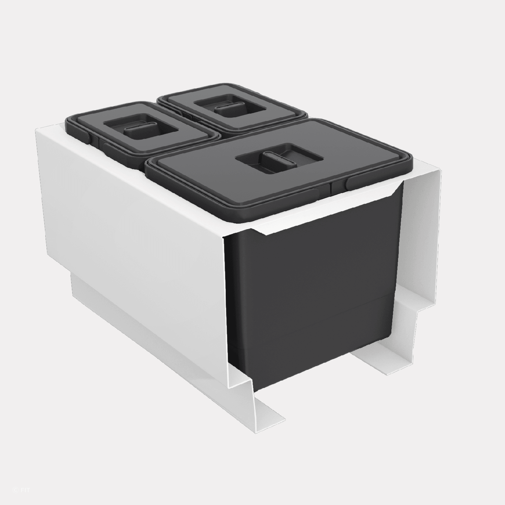 Tanova Kitchen Bin Frame & Buckets gallery detail image