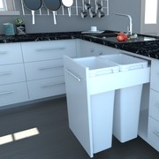 Tanova Simplex Plus Pull Out Kitchen Bin gallery detail image