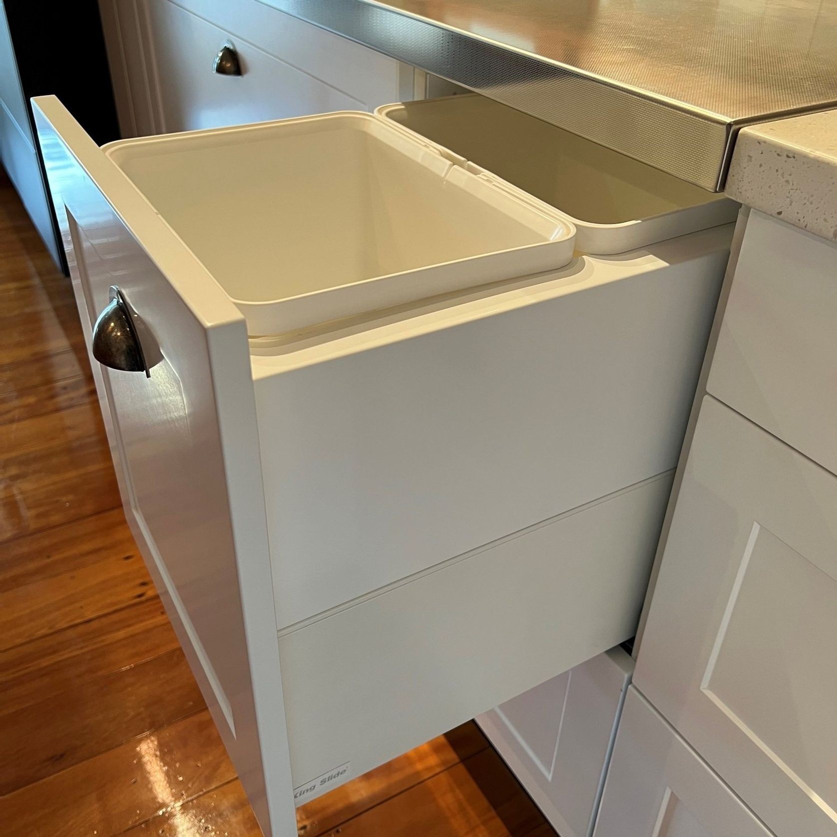 Tanova Designer Series 2 Pull Out Kitchen Bin ArchiPro NZ
