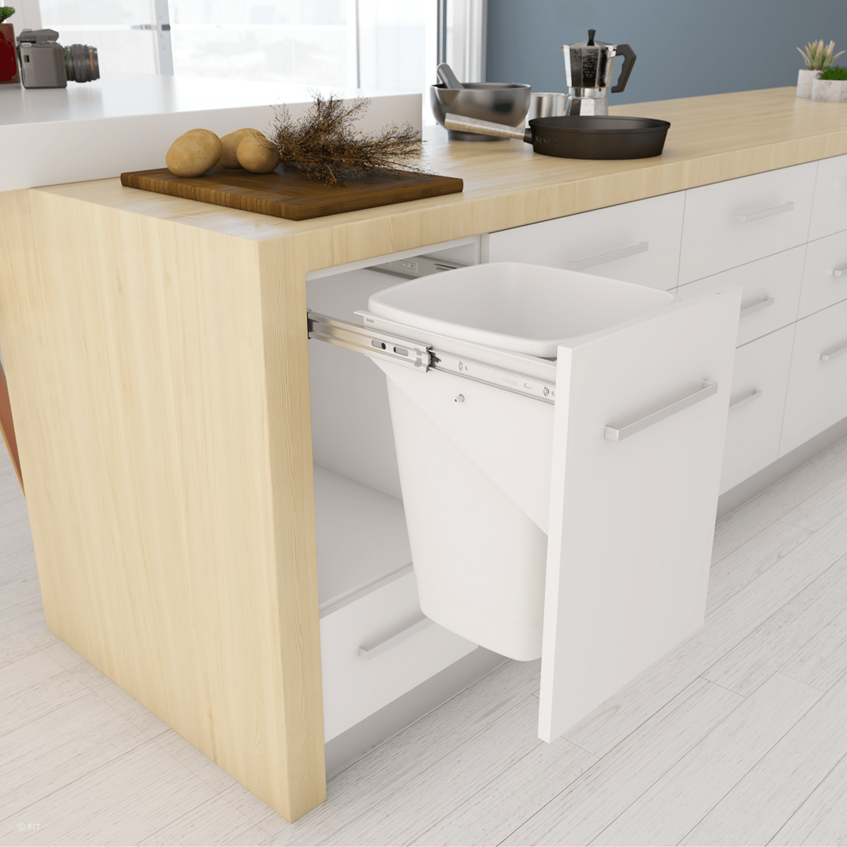 Tanova Simplex Pull Out Kitchen Bin gallery detail image