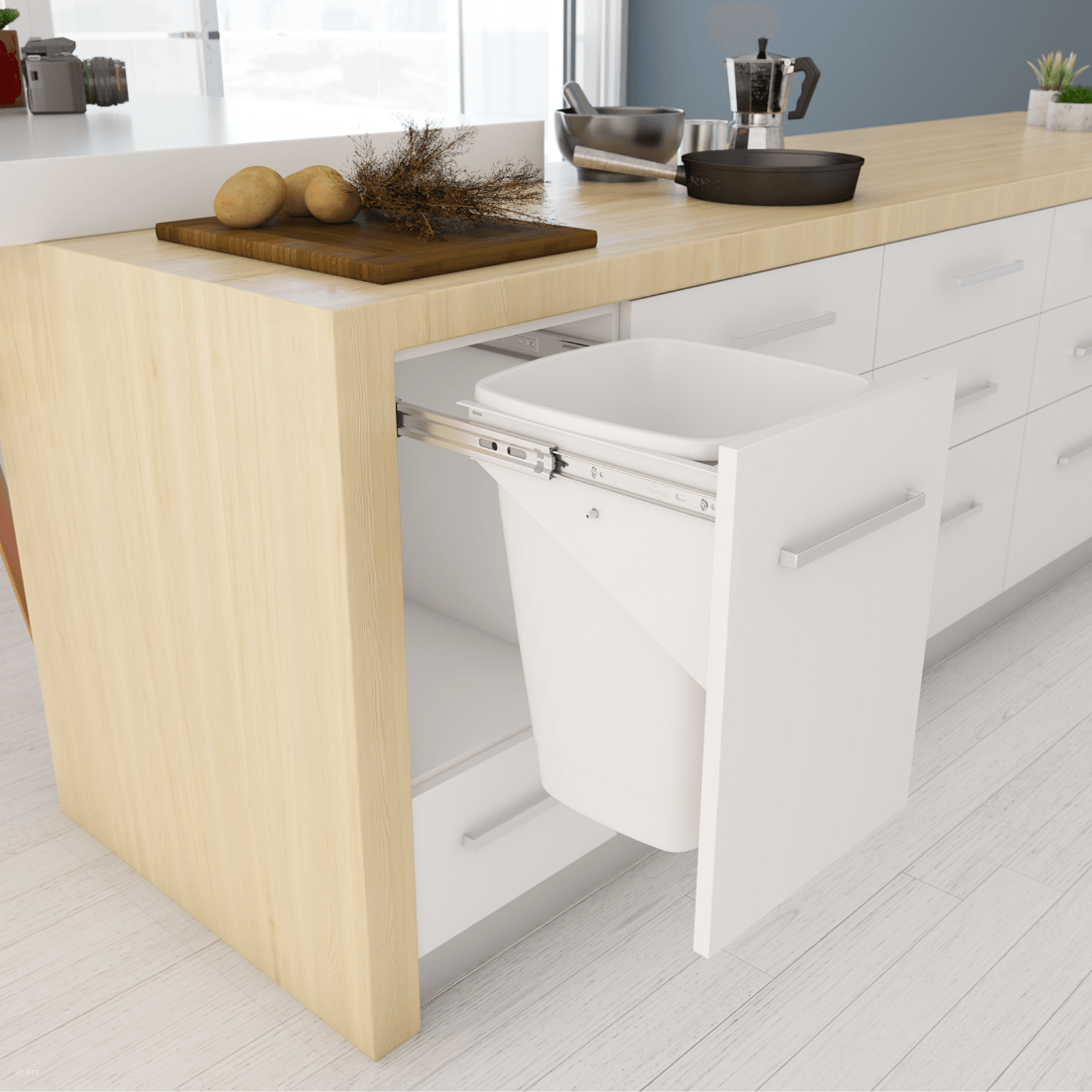 Tanova Simplex Pull Out Kitchen Bin gallery detail image