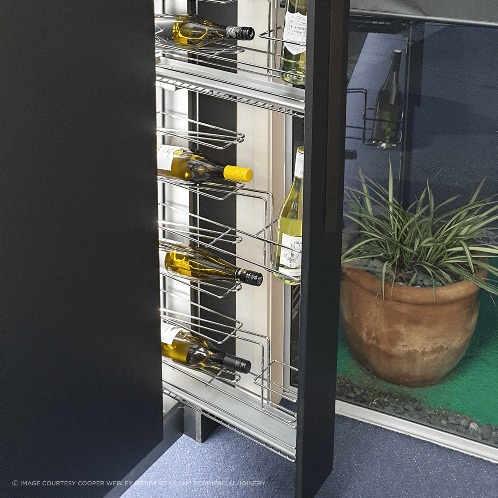 VS TAL Wiro Bottle 15 Tall Wine Pull Out Storage gallery detail image