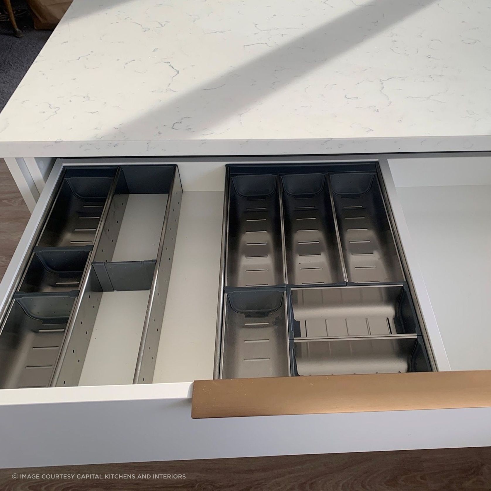 Inoxa Stainless Steel Drawer Organising System gallery detail image