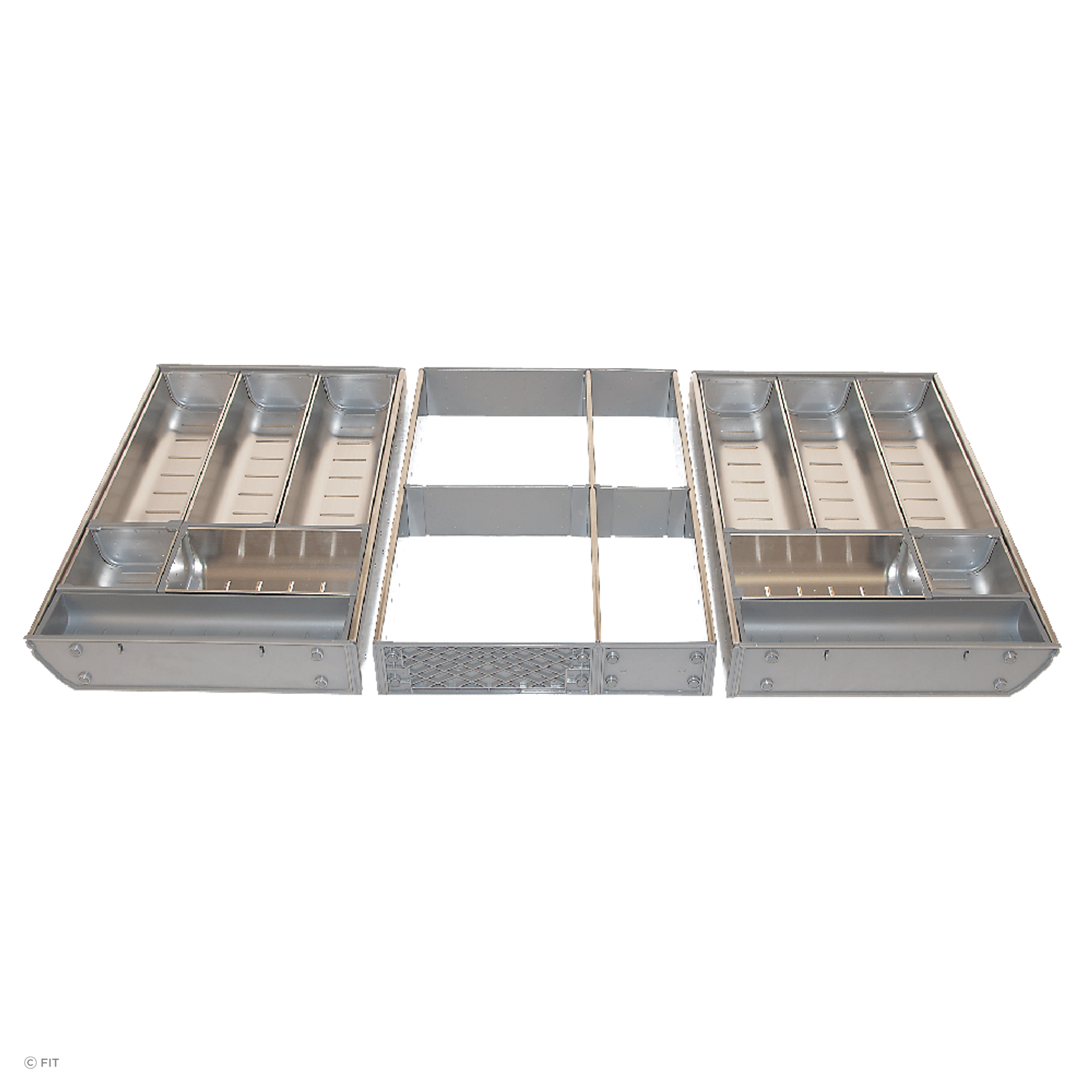 Inoxa Stainless Steel Drawer Organising System gallery detail image