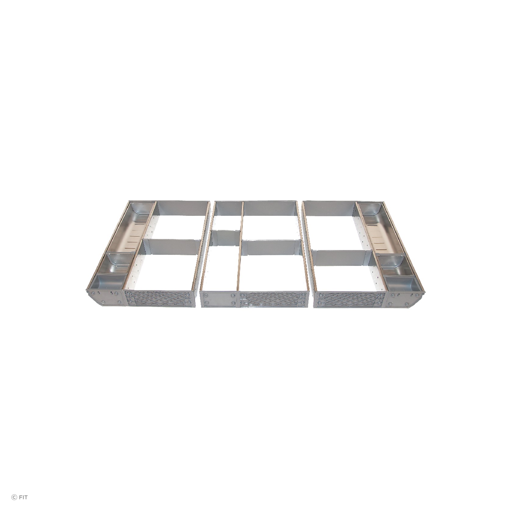 Inoxa Stainless Steel Drawer Organising System gallery detail image