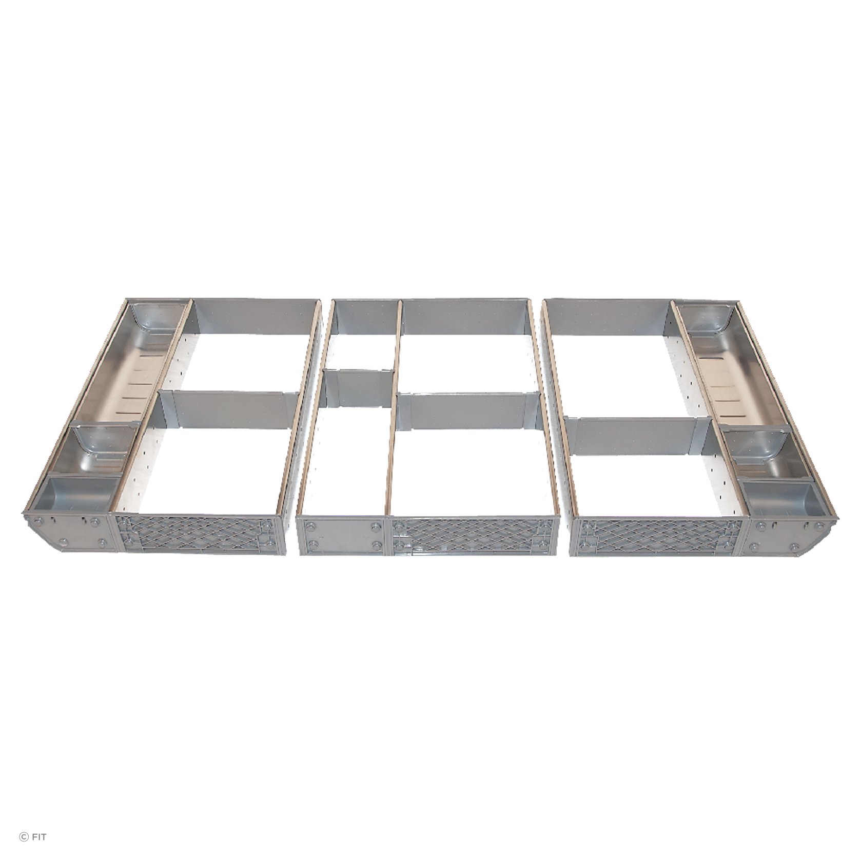 Inoxa Stainless Steel Drawer Organising System gallery detail image
