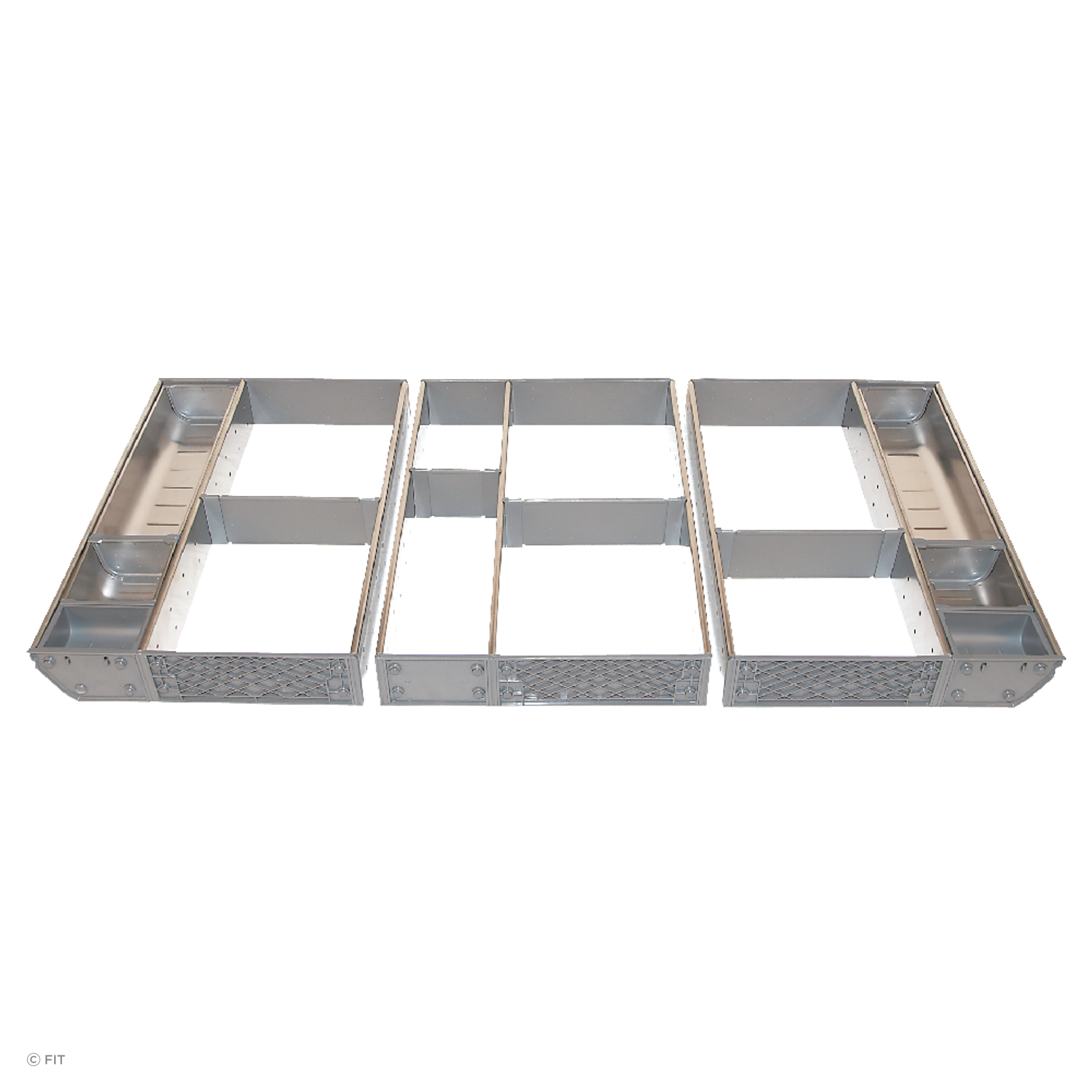 Inoxa Stainless Steel Drawer Organising System gallery detail image