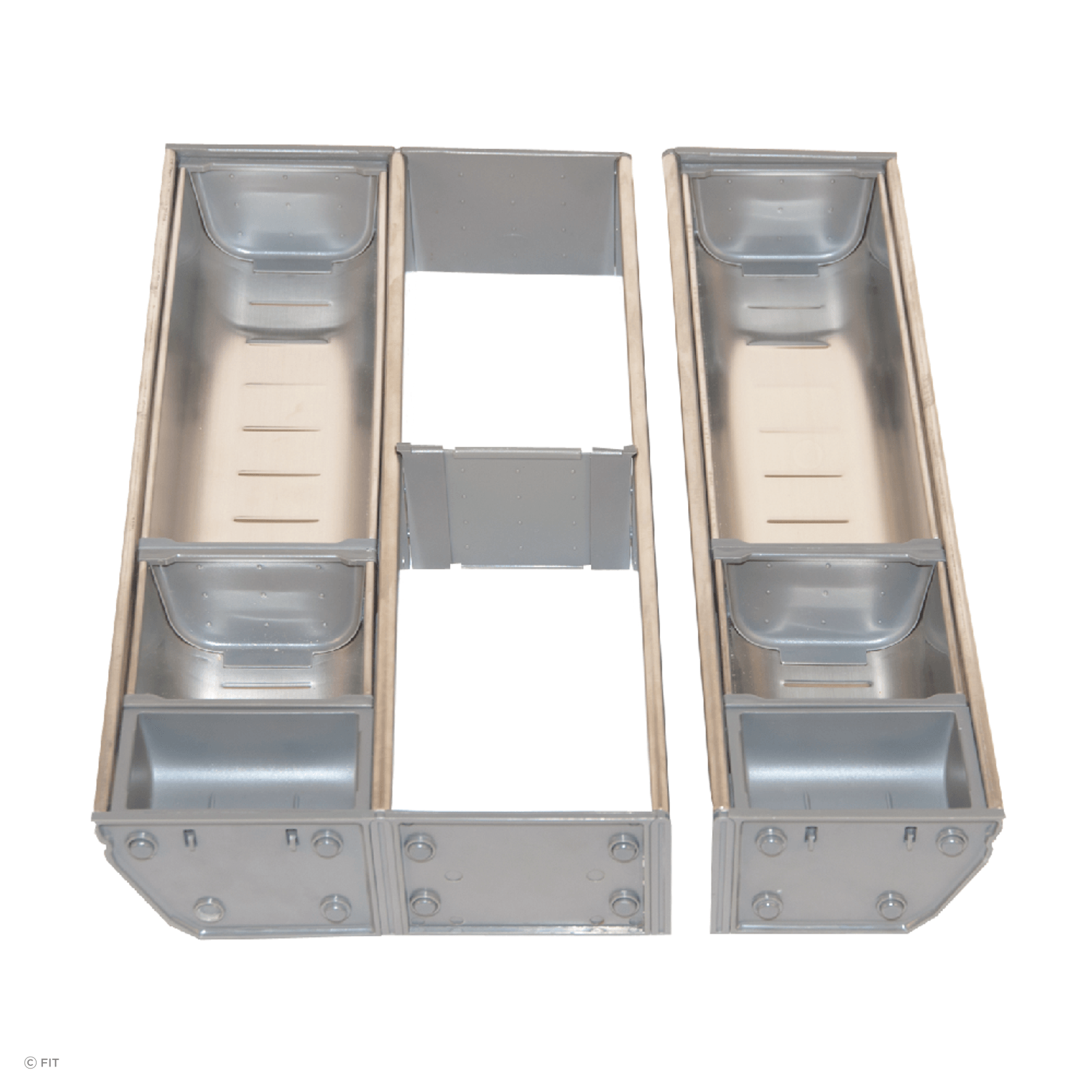 Inoxa Stainless Steel Drawer Organising System gallery detail image