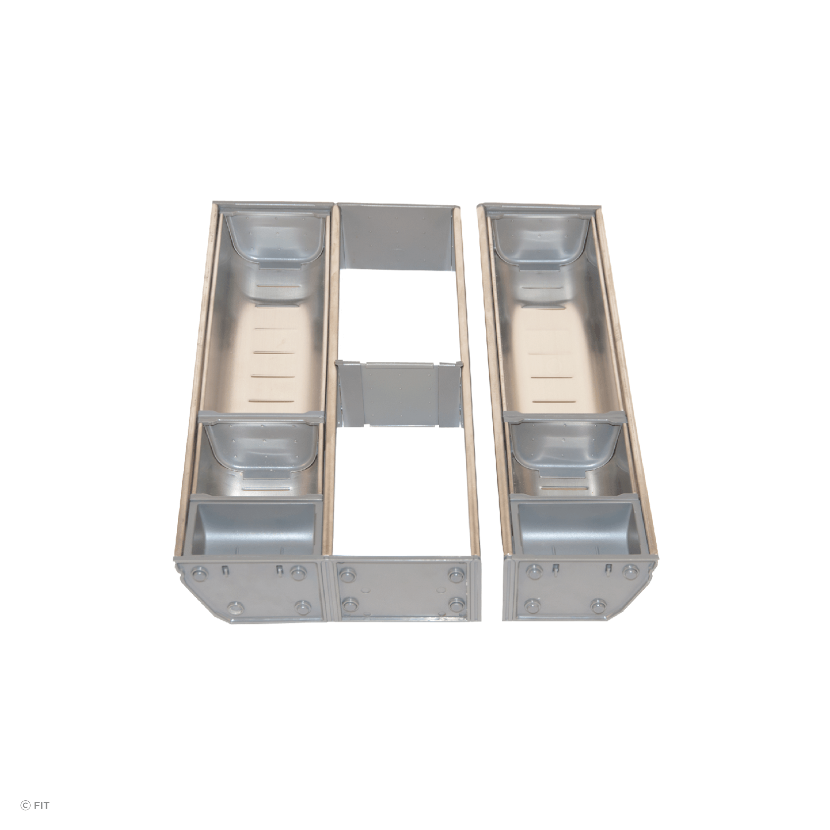 Inoxa Stainless Steel Drawer Organising System gallery detail image