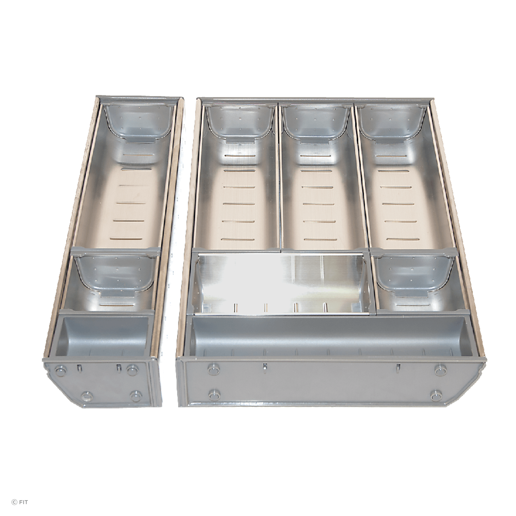 Inoxa Stainless Steel Drawer Organising System gallery detail image