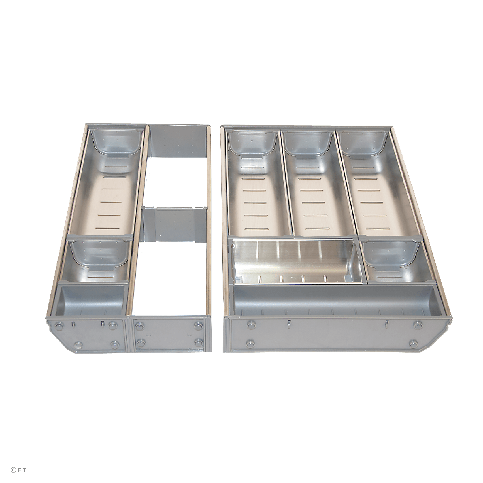 Inoxa Stainless Steel Drawer Organising System gallery detail image