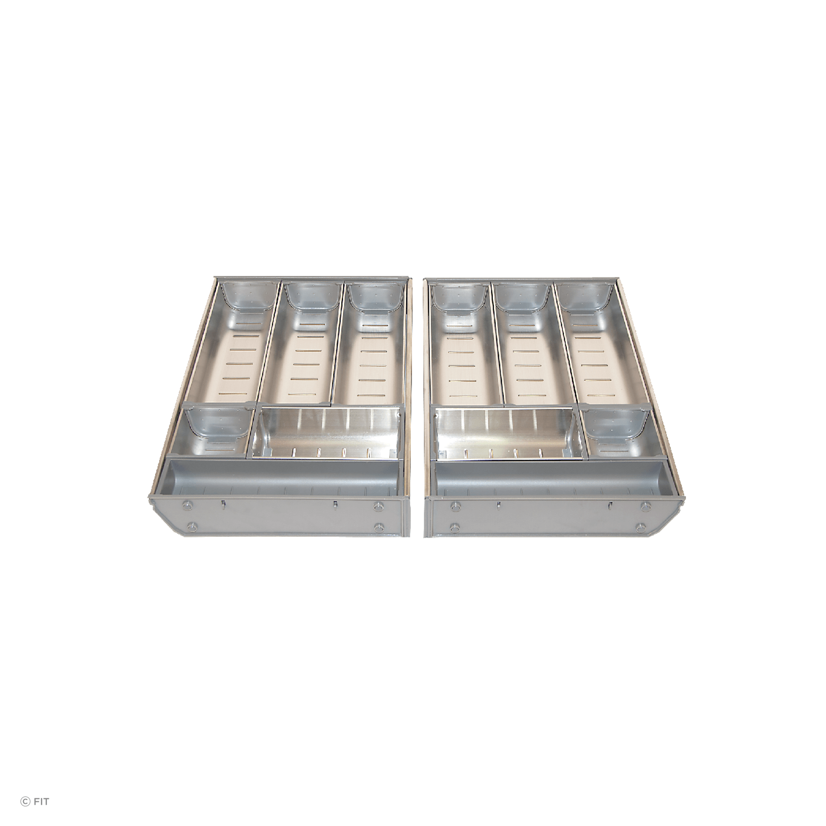 Inoxa Stainless Steel Drawer Organising System gallery detail image