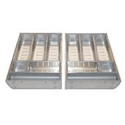 Inoxa Stainless Steel Drawer Organising System gallery detail image