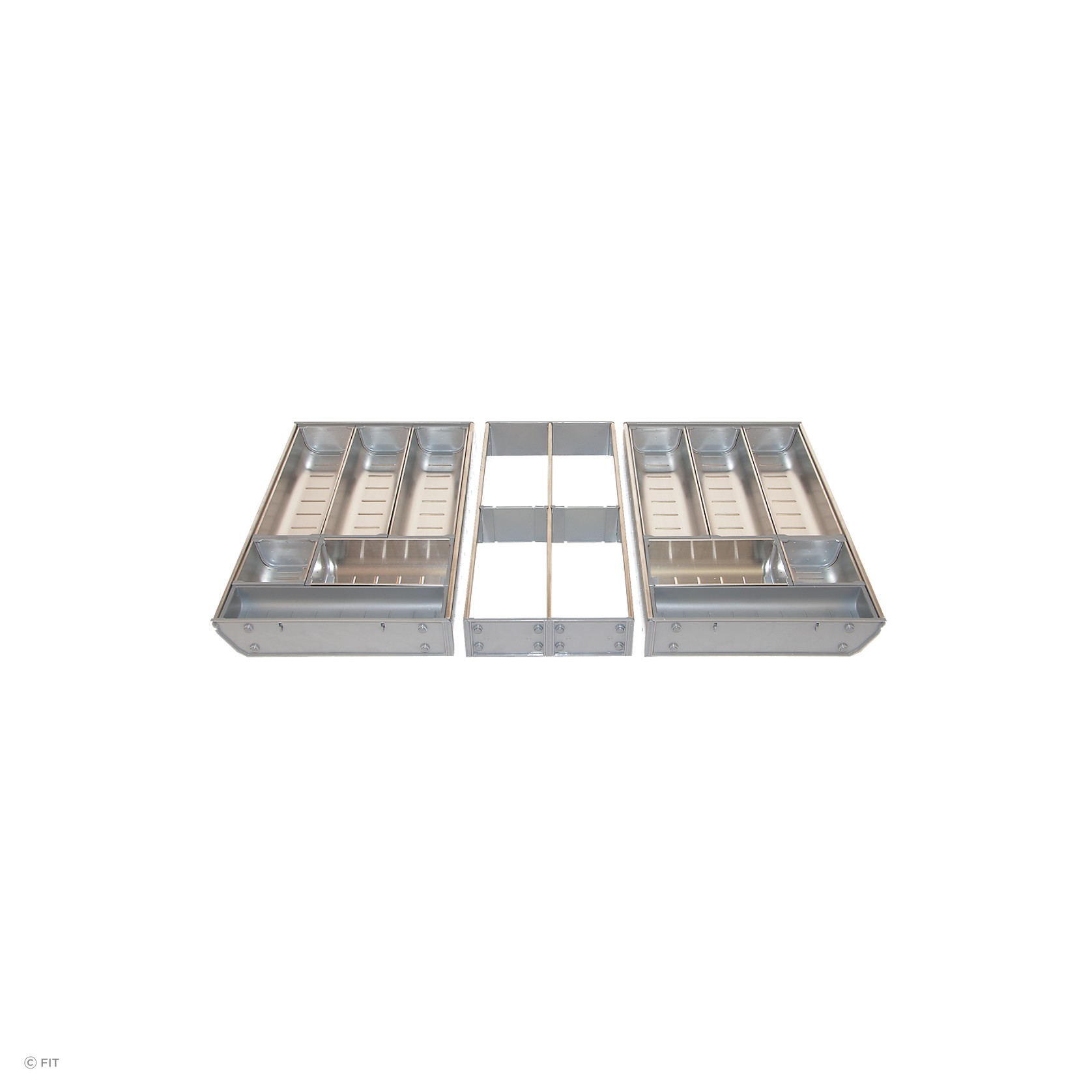 Inoxa Stainless Steel Drawer Organising System gallery detail image