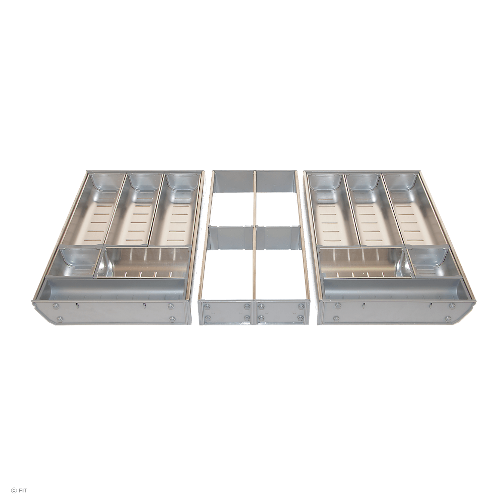 Inoxa Stainless Steel Drawer Organising System gallery detail image