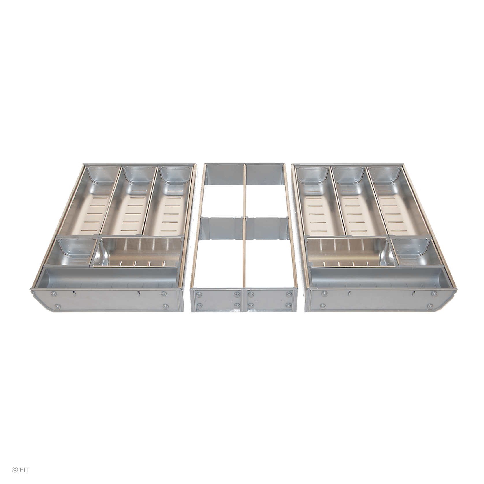 Inoxa Stainless Steel Drawer Organising System gallery detail image