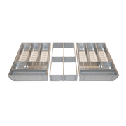 Inoxa Stainless Steel Drawer Organising System gallery detail image