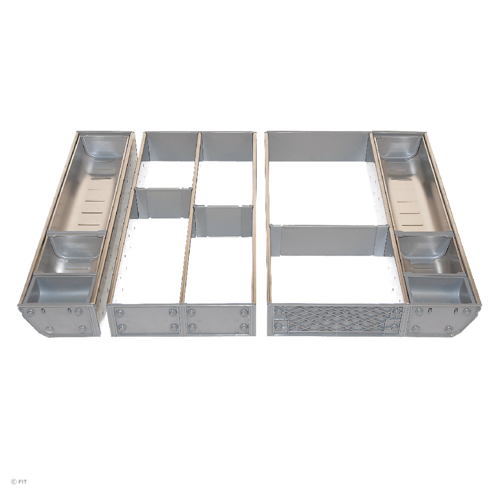 Inoxa Stainless Steel Drawer Organising System gallery detail image