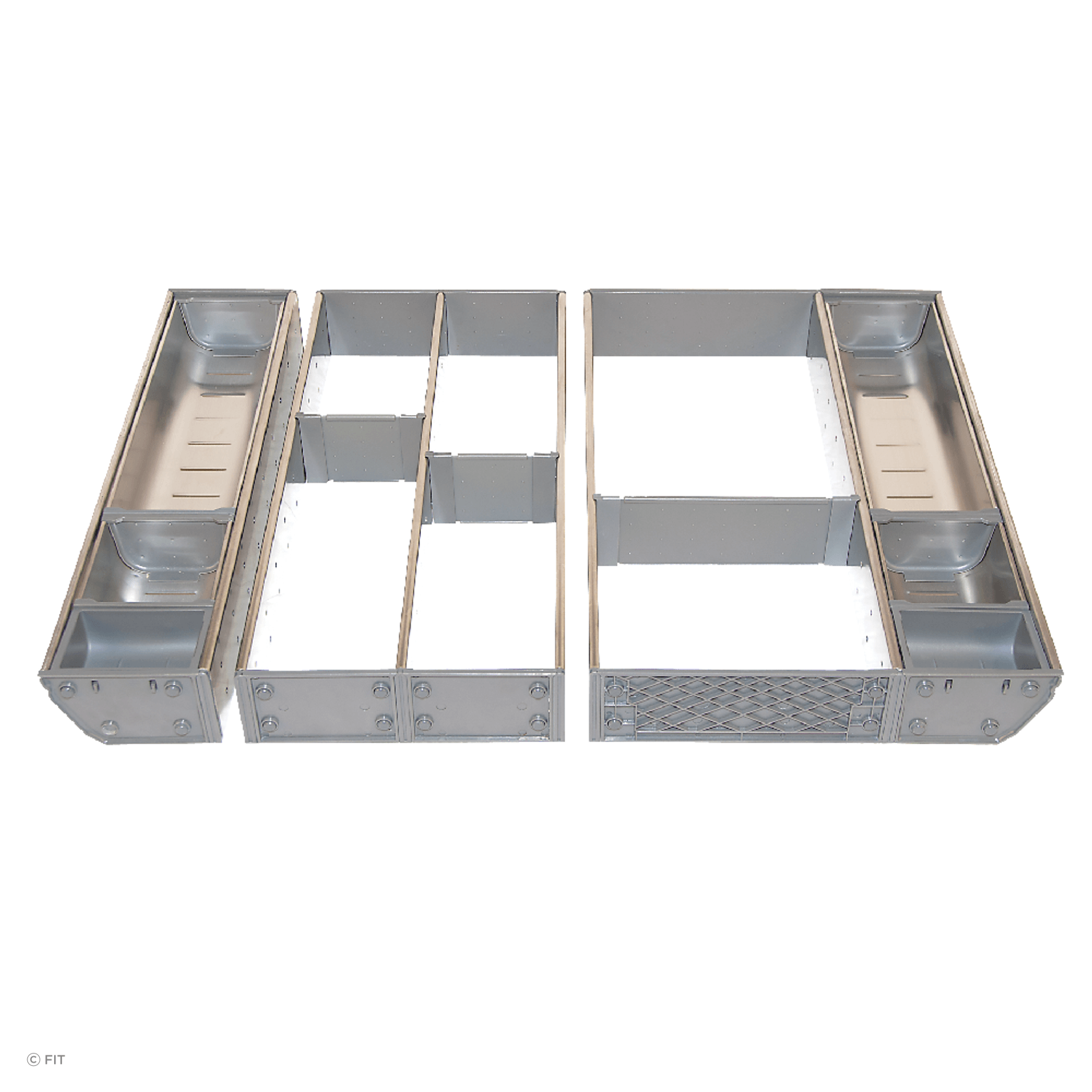 Inoxa Stainless Steel Drawer Organising System gallery detail image