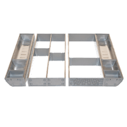 Inoxa Stainless Steel Drawer Organising System gallery detail image