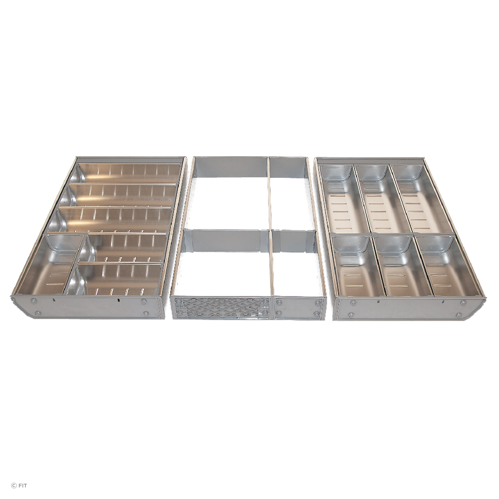 Inoxa Stainless Steel Drawer Organising System gallery detail image