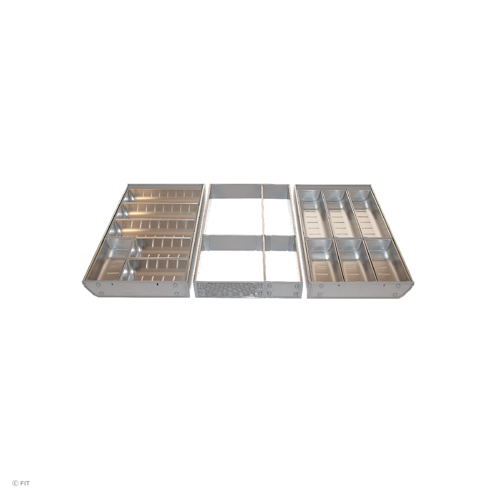 Inoxa Stainless Steel Drawer Organising System gallery detail image