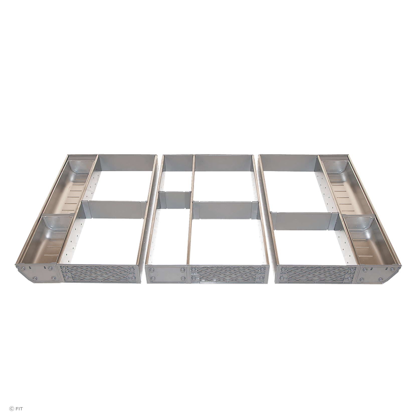 Inoxa Stainless Steel Drawer Organising System gallery detail image