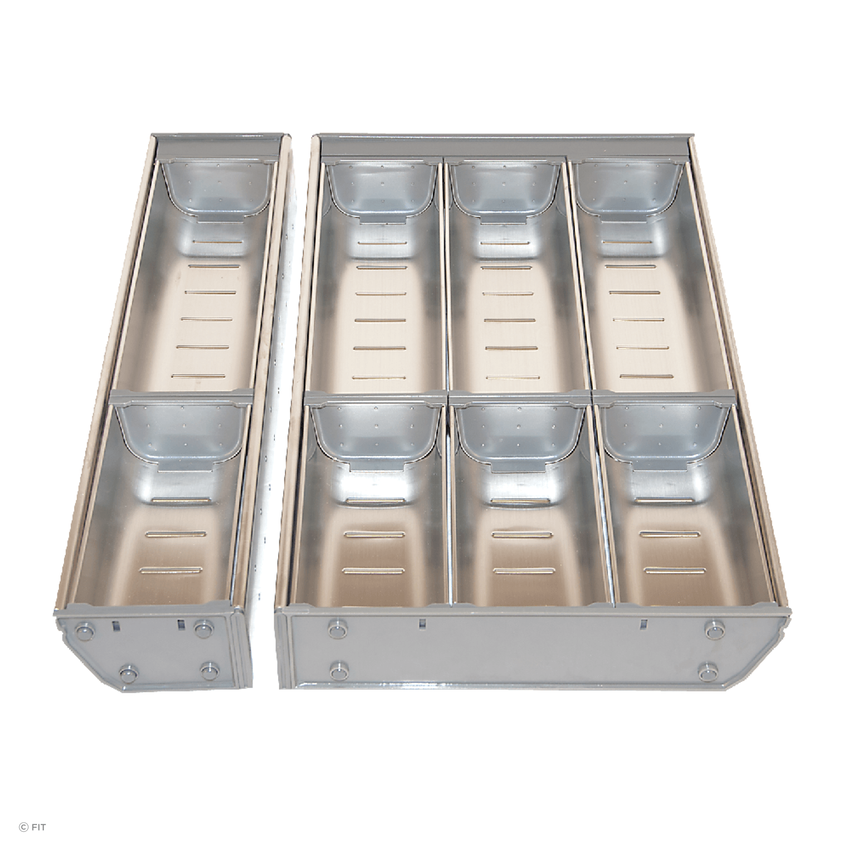Inoxa Stainless Steel Drawer Organising System gallery detail image