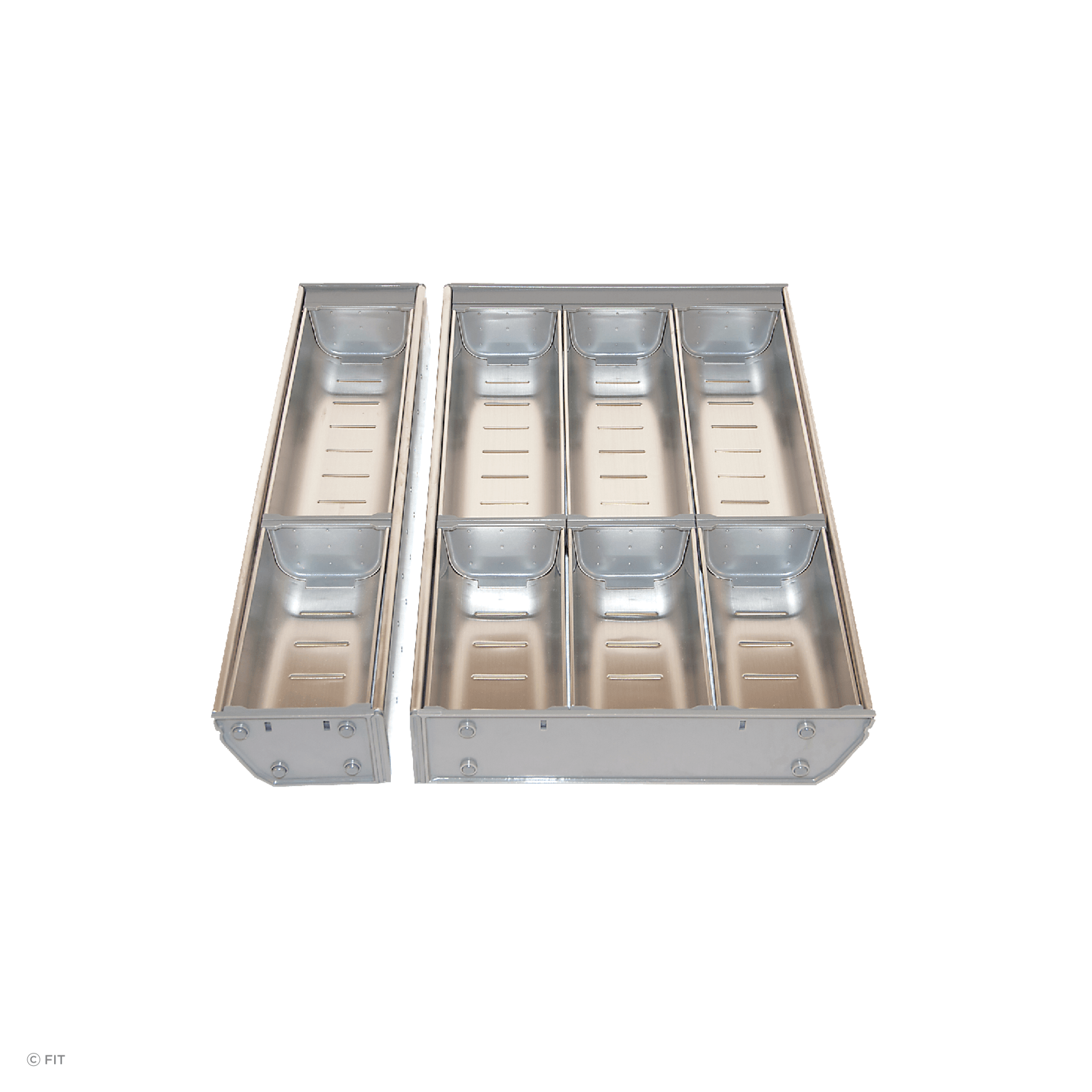Inoxa Stainless Steel Drawer Organising System gallery detail image