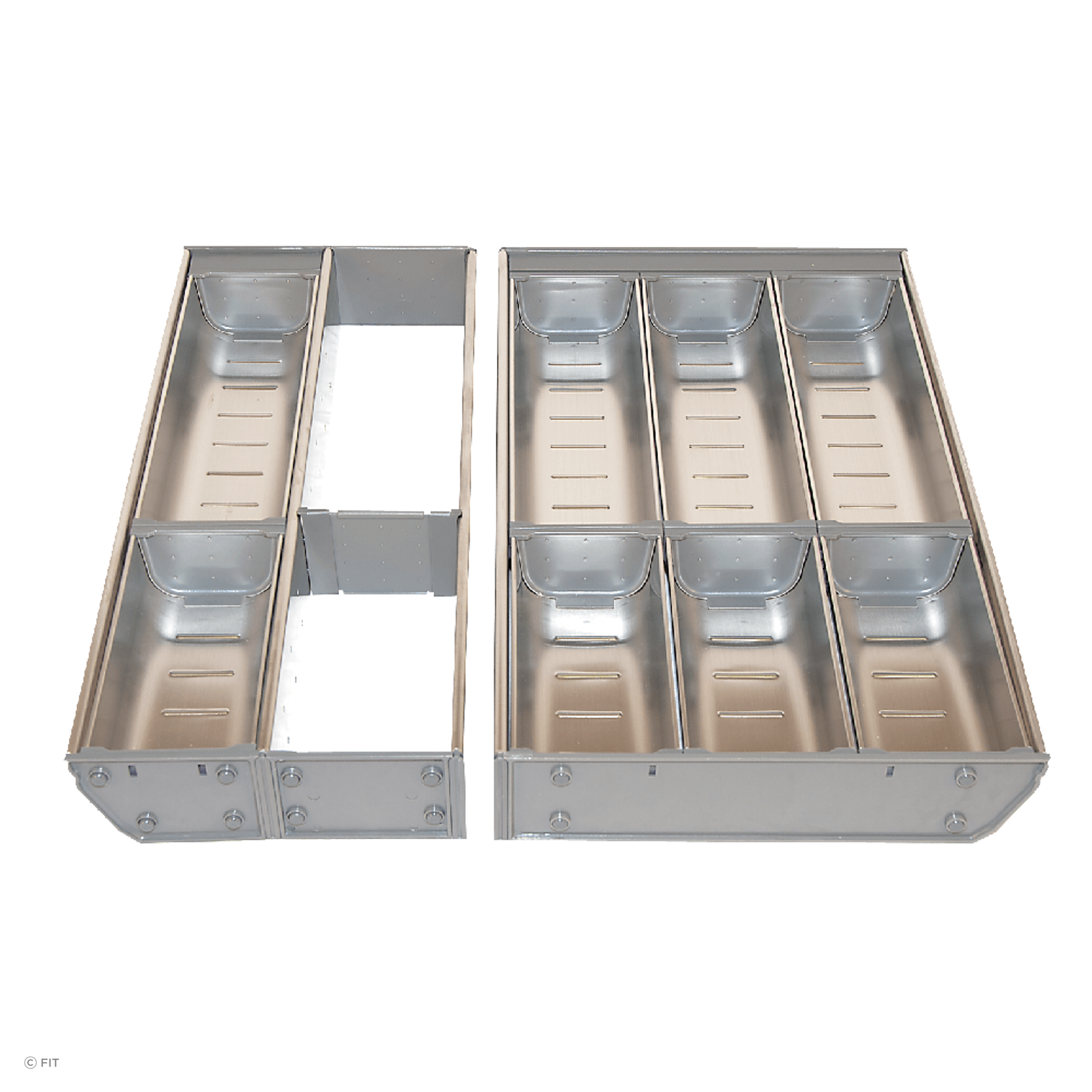 Inoxa Stainless Steel Drawer Organising System gallery detail image