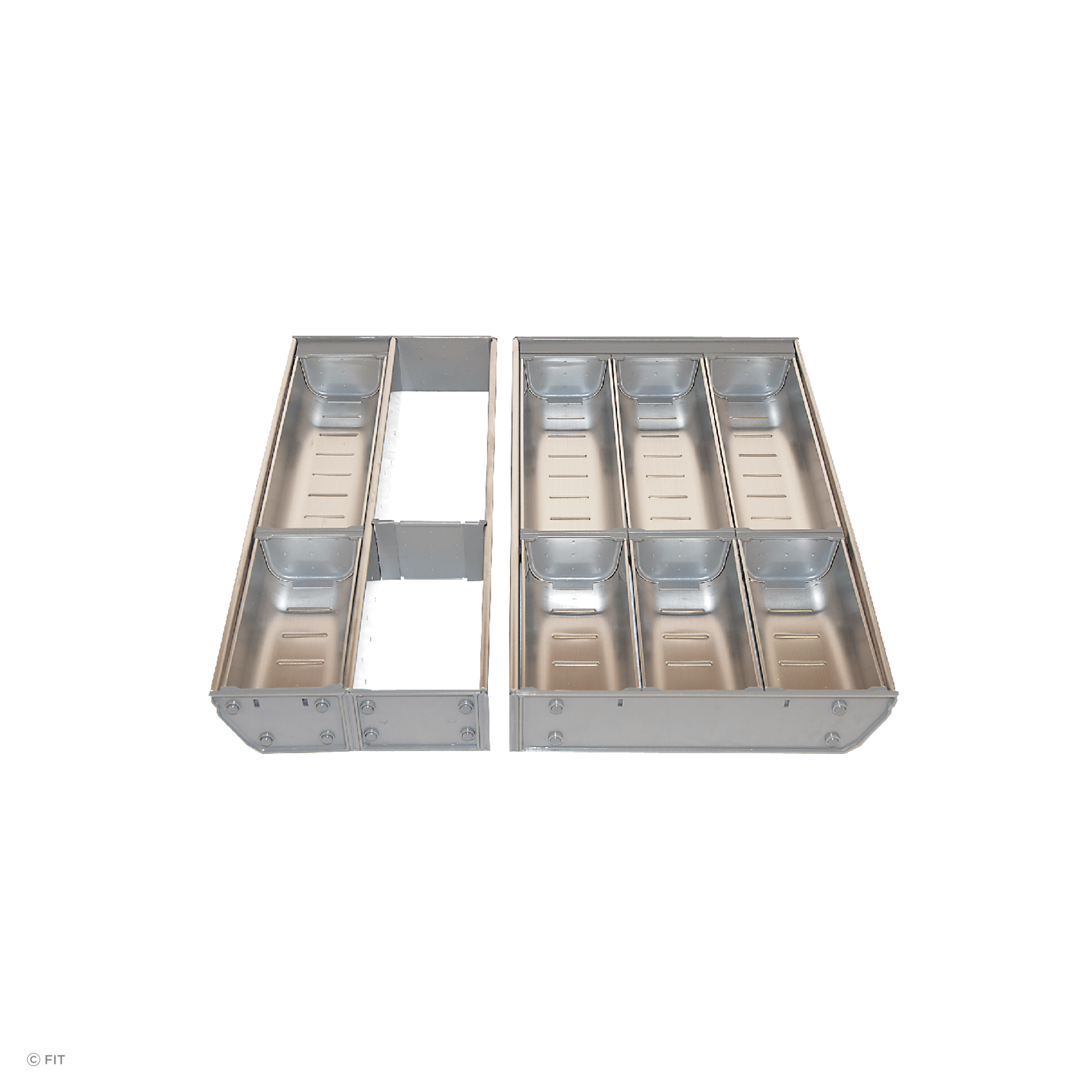 Inoxa Stainless Steel Drawer Organising System gallery detail image
