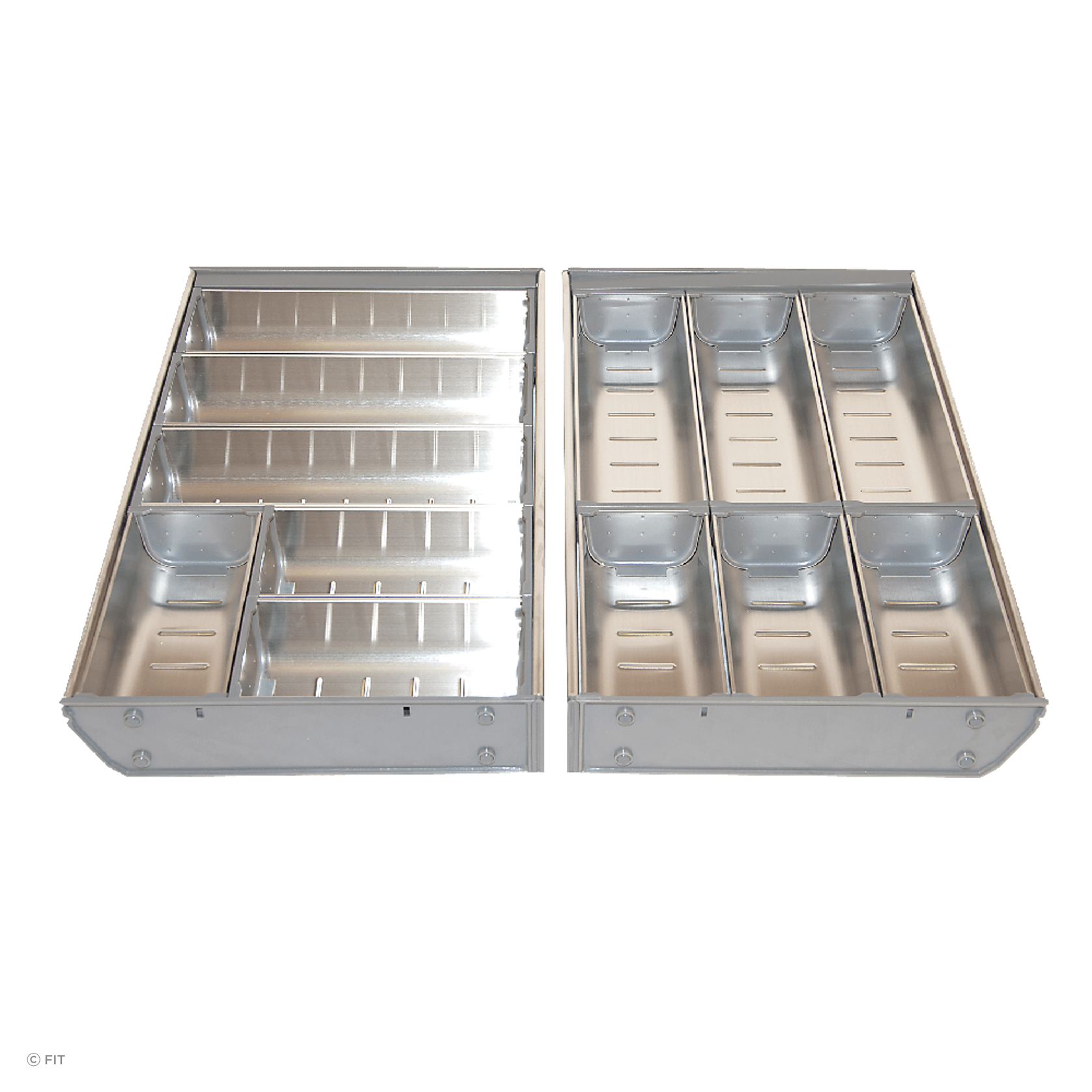 Inoxa Stainless Steel Drawer Organising System gallery detail image