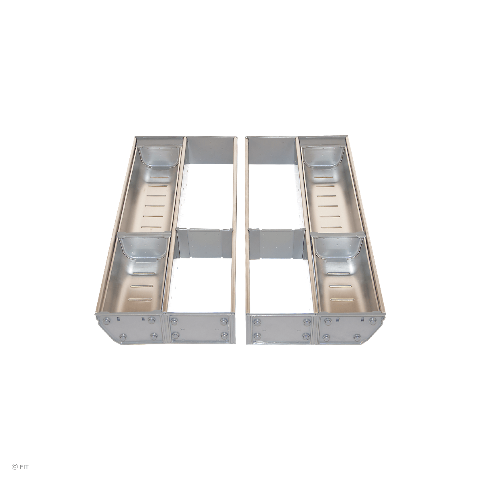 Inoxa Stainless Steel Drawer Organising System gallery detail image