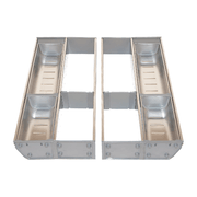 Inoxa Stainless Steel Drawer Organising System gallery detail image