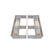 Inoxa Stainless Steel Drawer Organising System gallery detail image