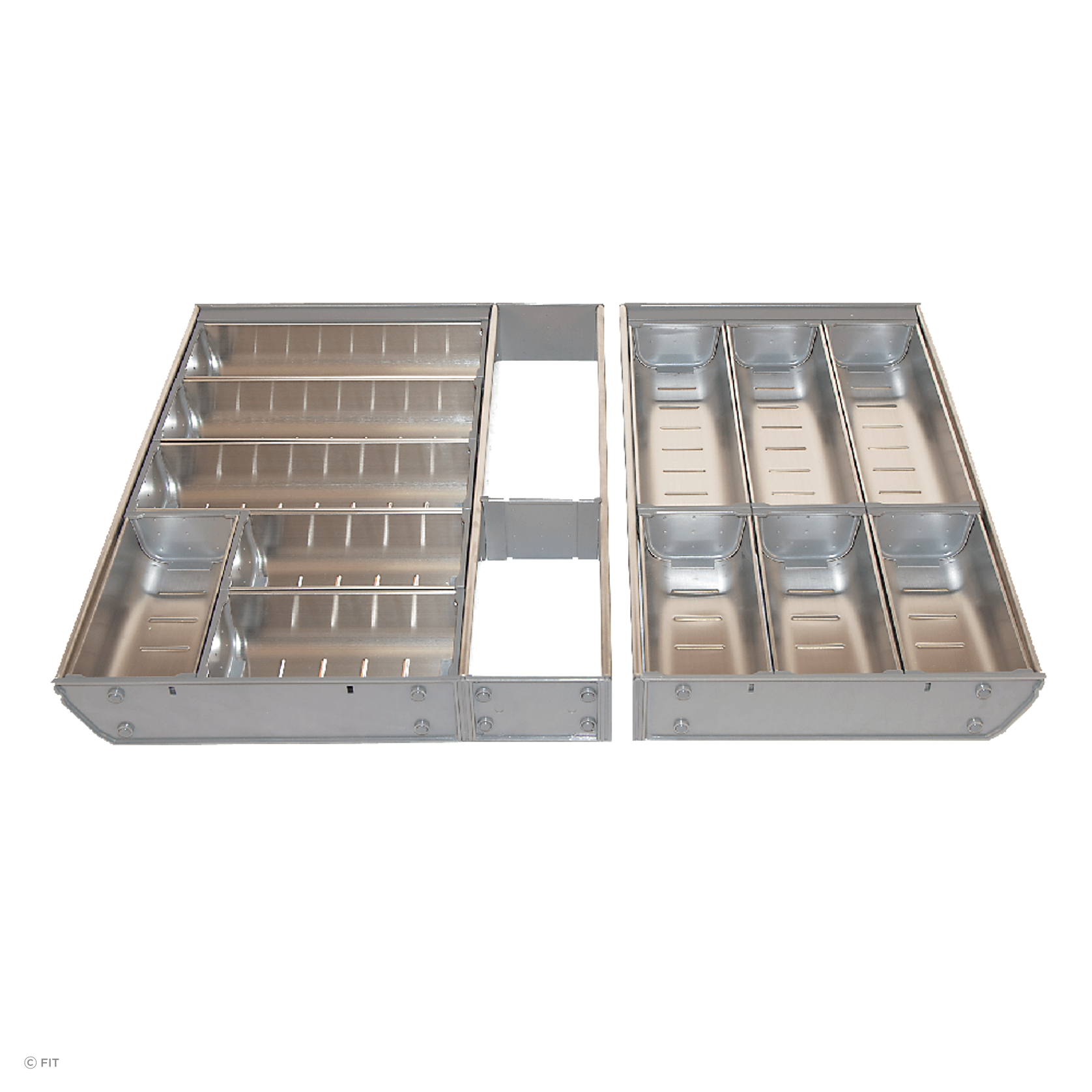 Inoxa Stainless Steel Drawer Organising System gallery detail image