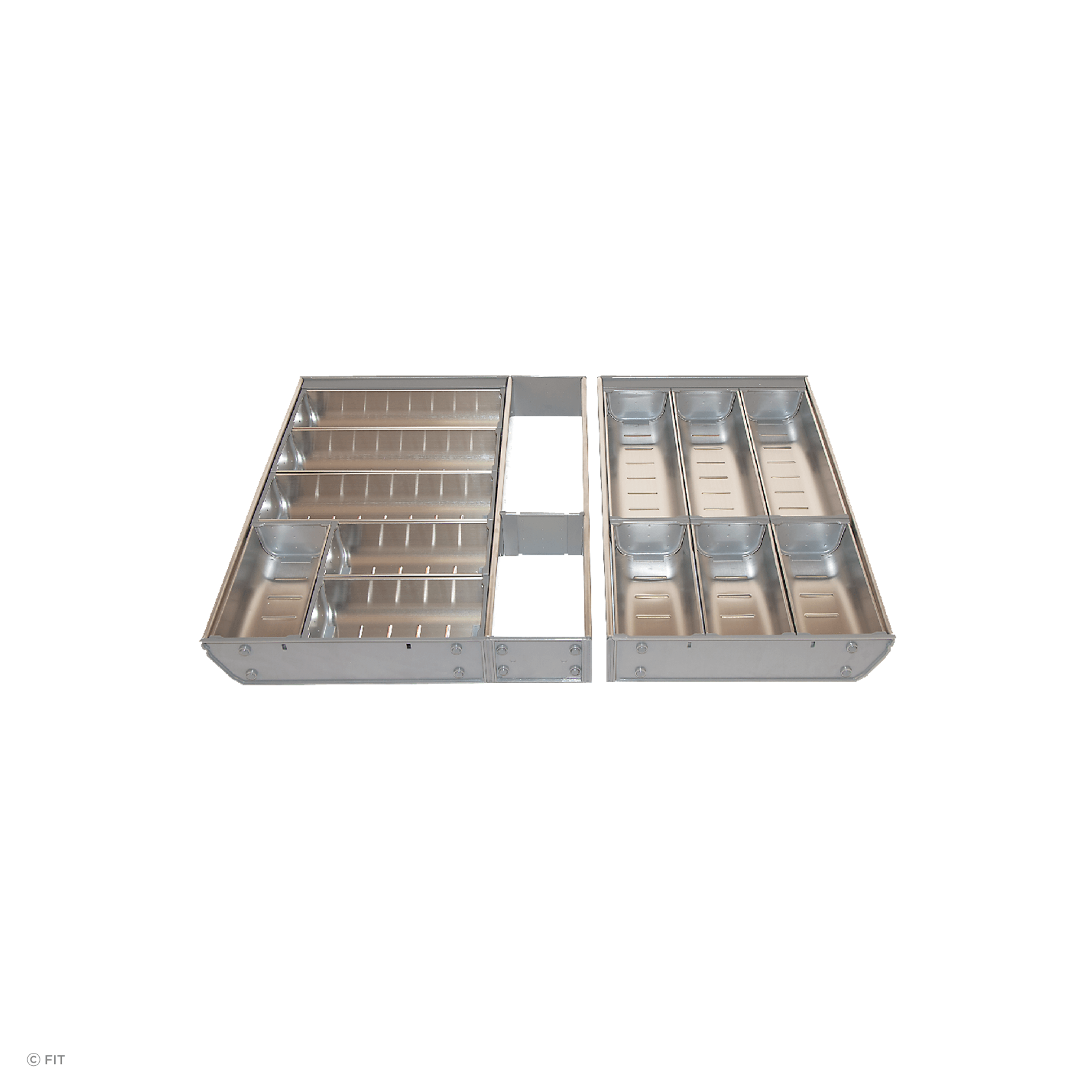 Inoxa Stainless Steel Drawer Organising System gallery detail image