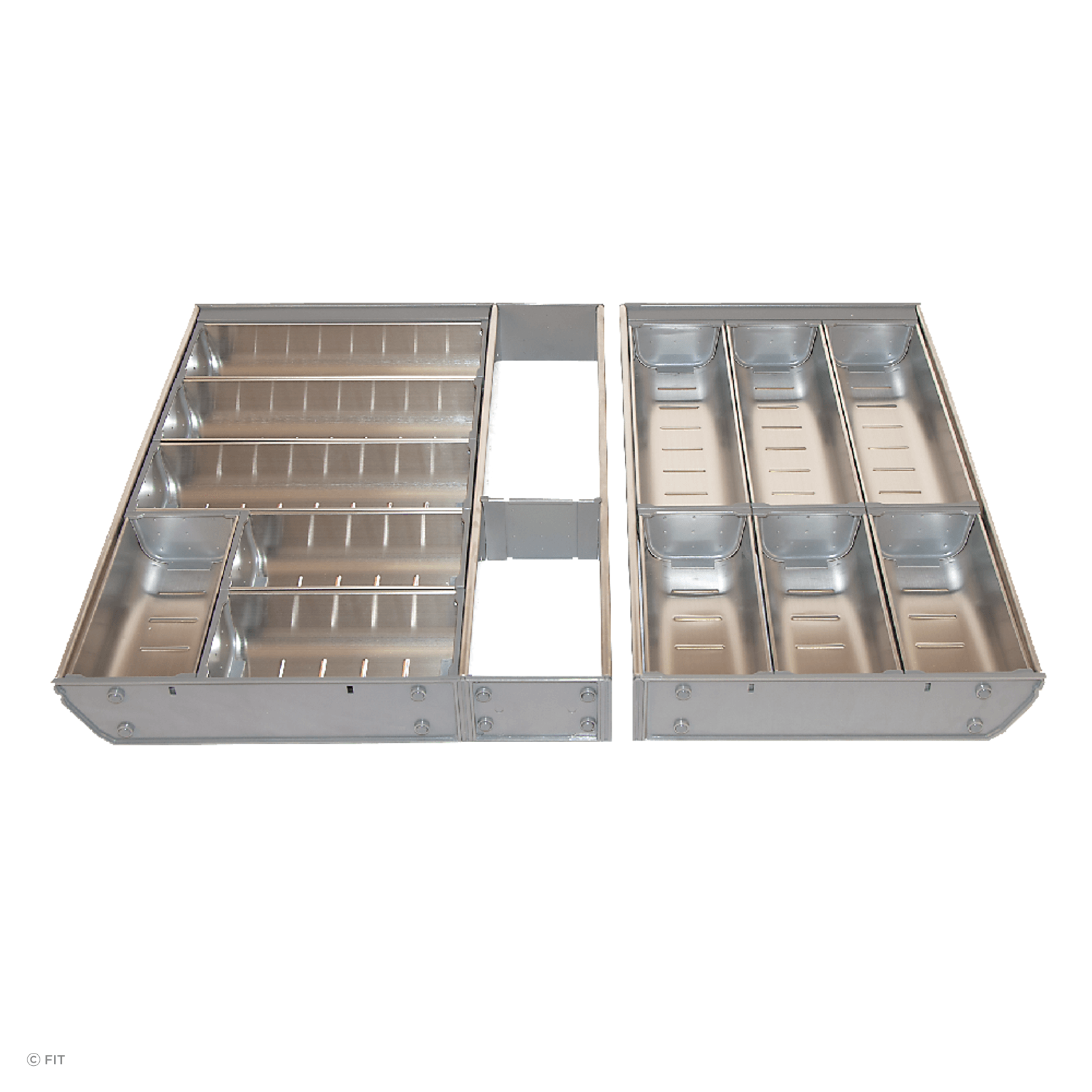 Inoxa Stainless Steel Drawer Organising System gallery detail image