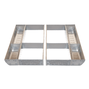 Inoxa Stainless Steel Drawer Organising System gallery detail image