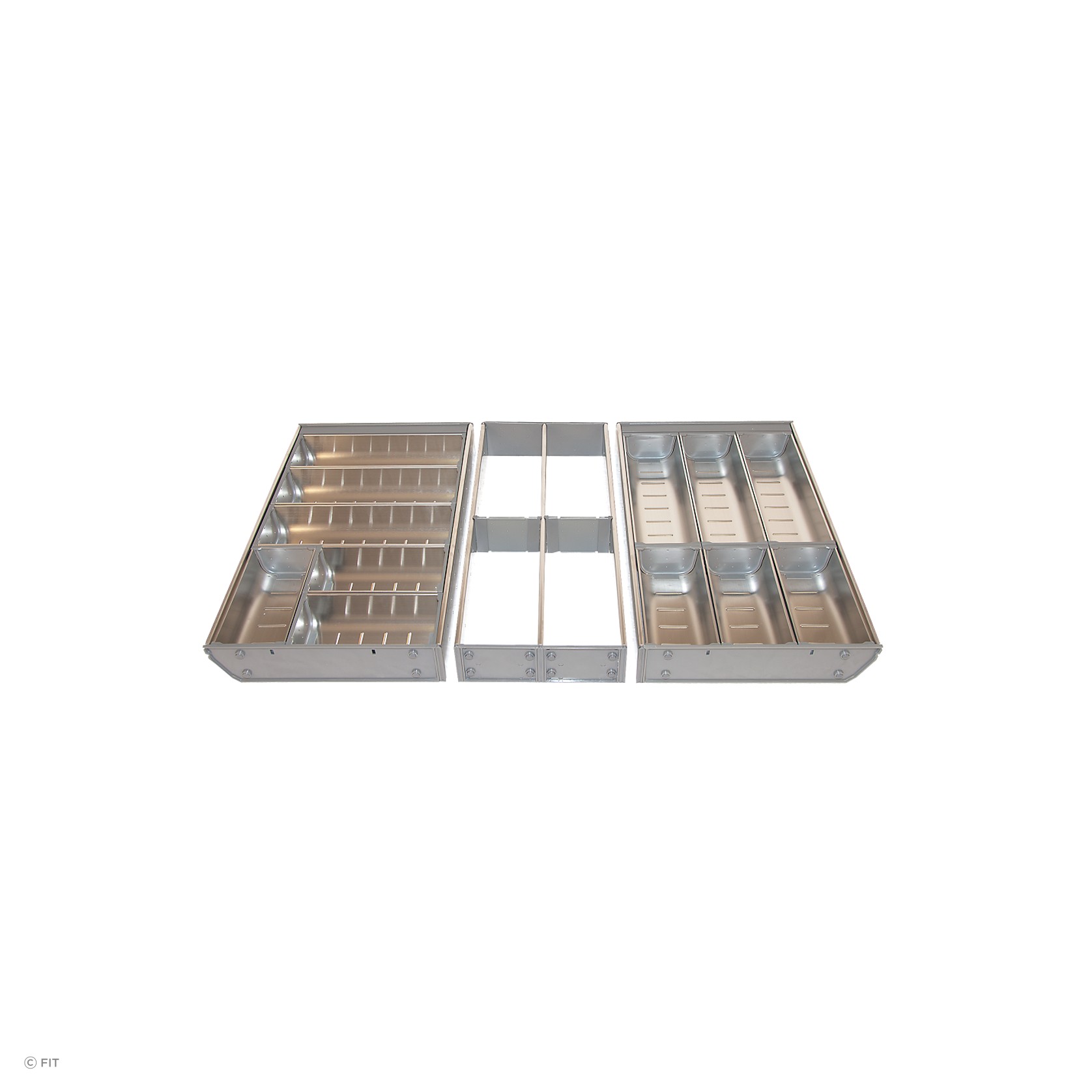 Inoxa Stainless Steel Drawer Organising System gallery detail image