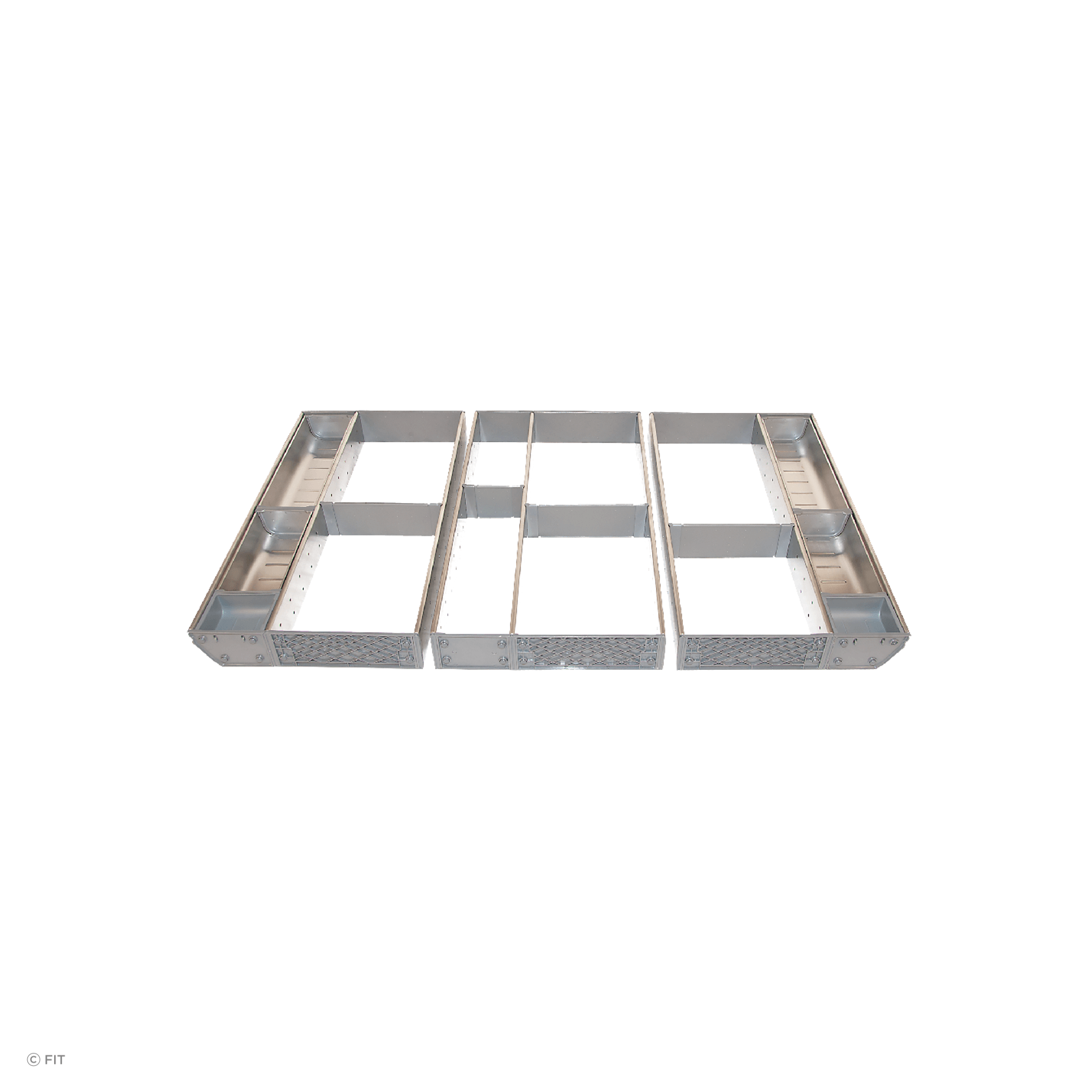 Inoxa Stainless Steel Drawer Organising System gallery detail image